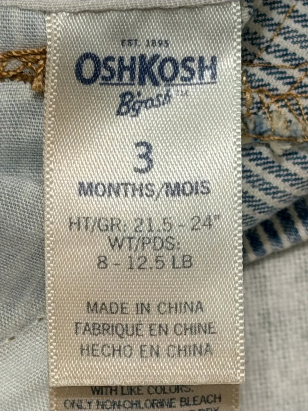 OshKosh Bgosh classic pinstriped
